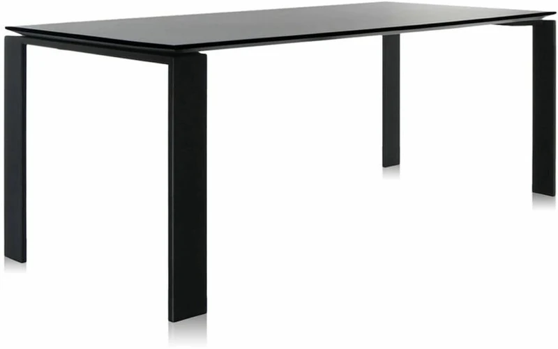 Table à manger noir 190x79 Four tavolo - Kartell