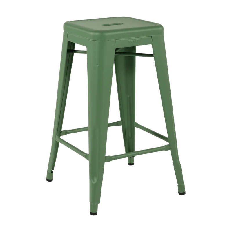 Tabouret en acier H65 Romarin mat fine texture - Tolix