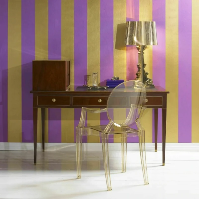 Chaise avec accoudoirs verte Louis Ghost - Kartell