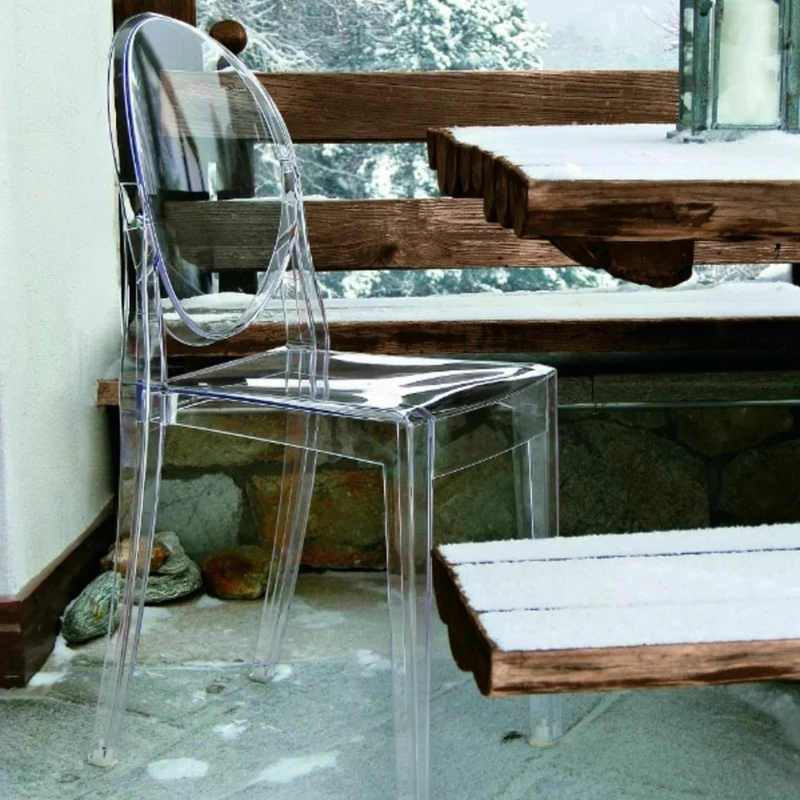 Chaise blanche Victoria Ghost - Kartell