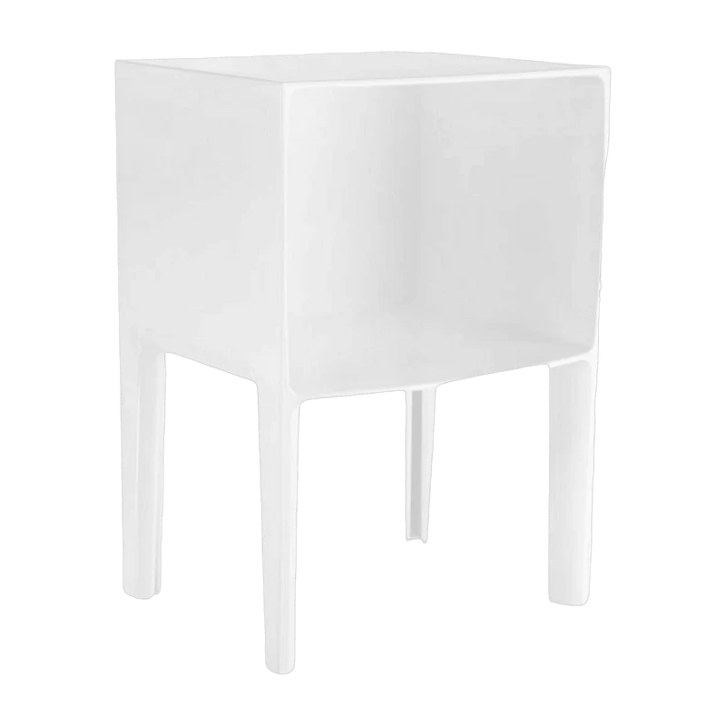 Table de chevet blanc Ghost buster piccolo - Kartell