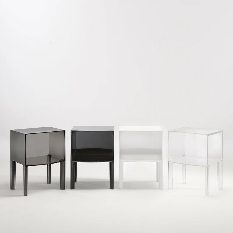 Table de chevet blanc Ghost buster piccolo - Kartell