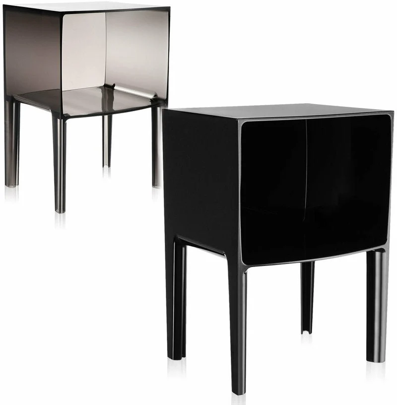 Table de chevet gris Ghost buster piccolo - Kartell