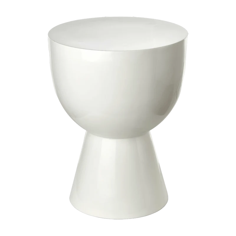 Tabouret blanc laqué Tip Tap - Pols Potten