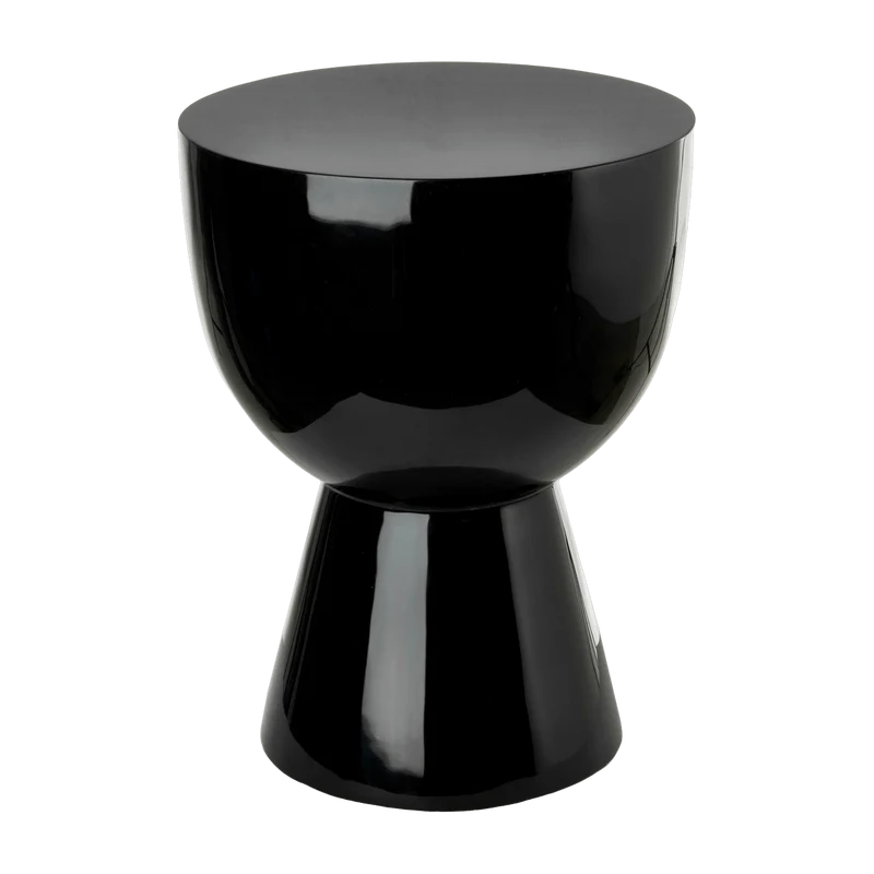 Tabouret noir laqué Tip Tap - Pols Potten