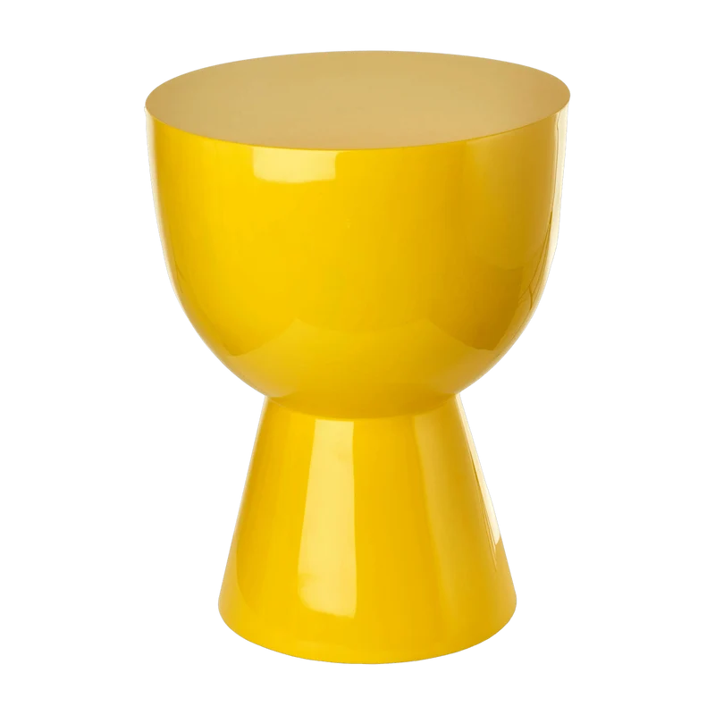 Tabouret jaune laqué Tip Tap - Pols Potten