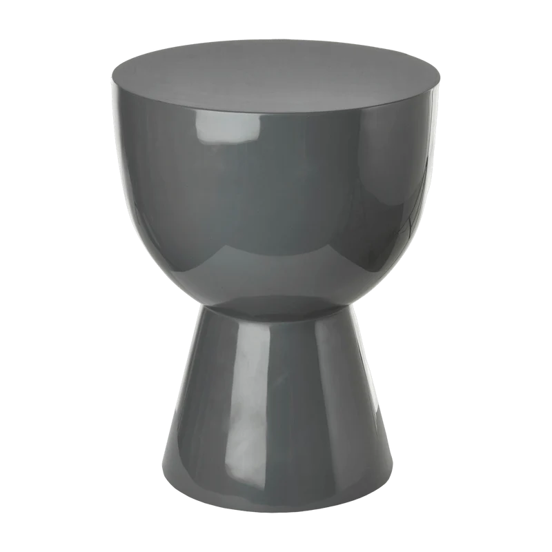 Tabouret gris laqué Tip Tap - Pols Potten