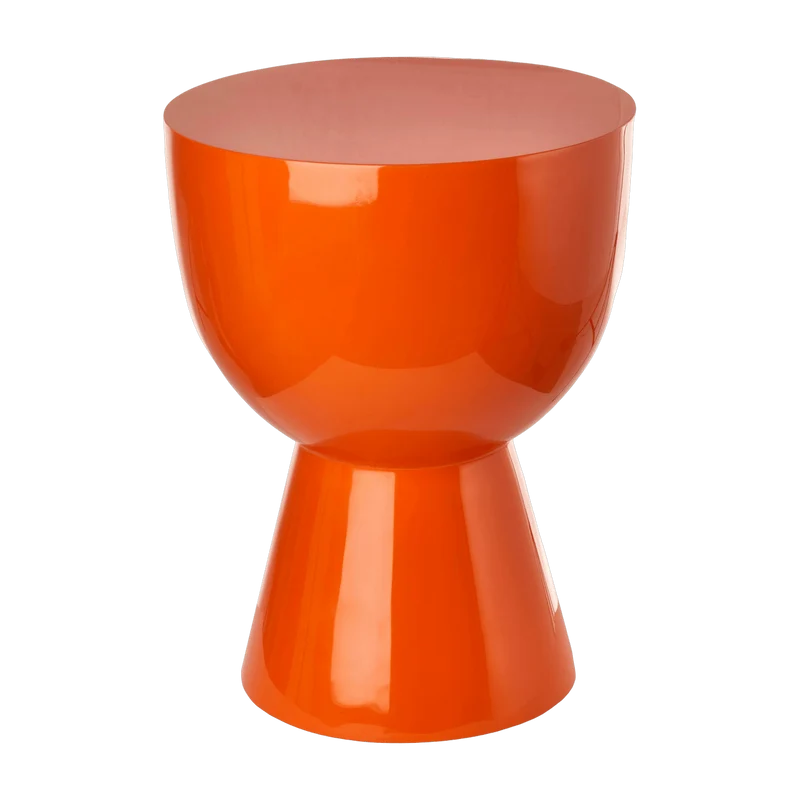 Tabouret orange laqué Tip Tap - Pols Potten