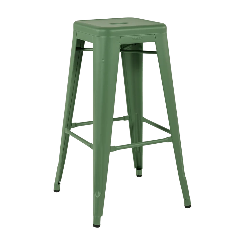 Tabouret en acier H75 Romarin mat fine texture - Tolix
