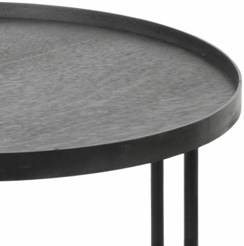 Table d'appoint en métal à plateau rond S - Ethnicraft Accessories