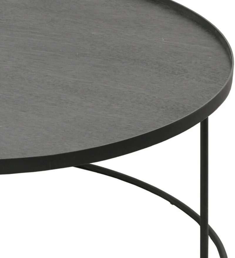 Table basse en métal à plateau rond 93 cm - Ethnicraft Accessories
