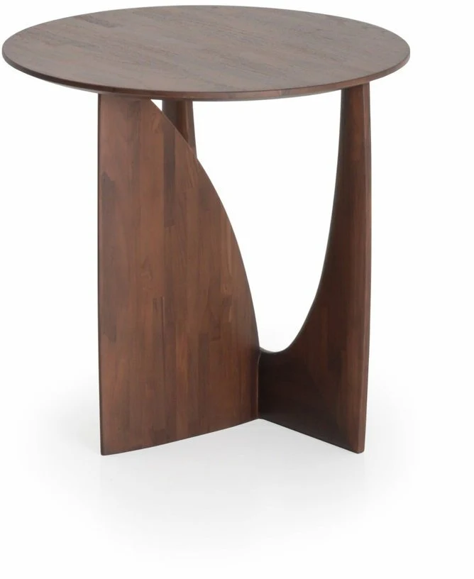 Table d'appoint géométrique en teck - Ethnicraft Accessories