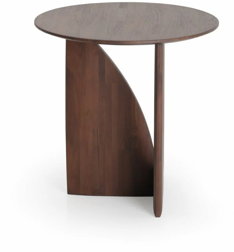 Table d'appoint géométrique en teck - Ethnicraft Accessories