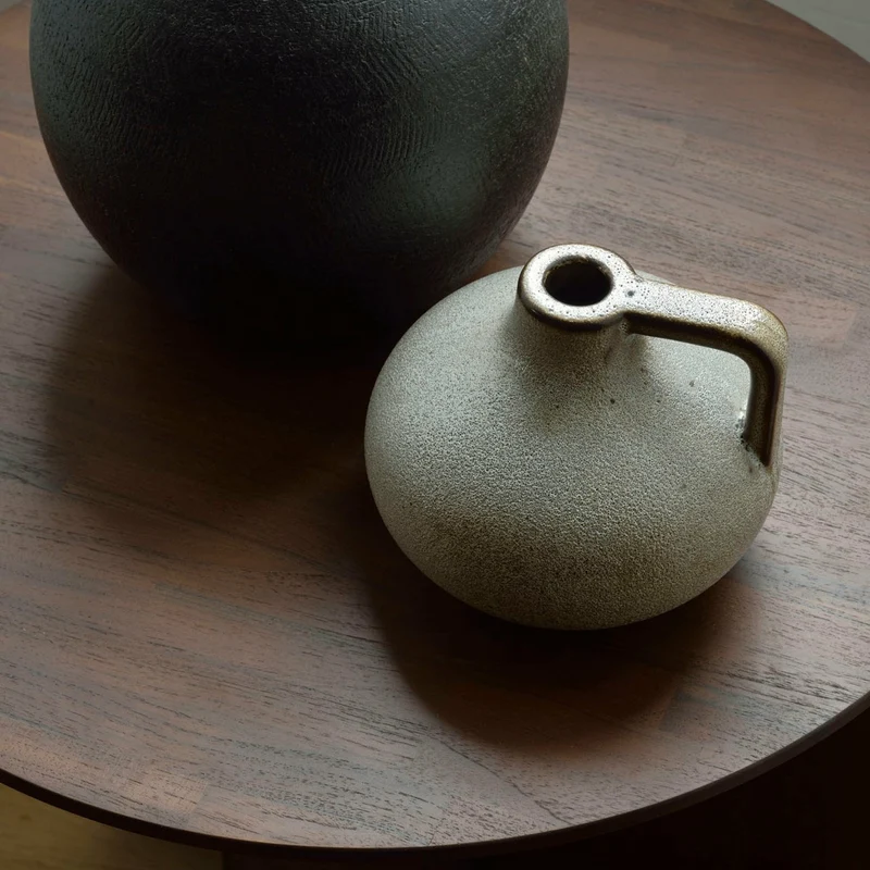 Table d'appoint géométrique en teck - Ethnicraft Accessories