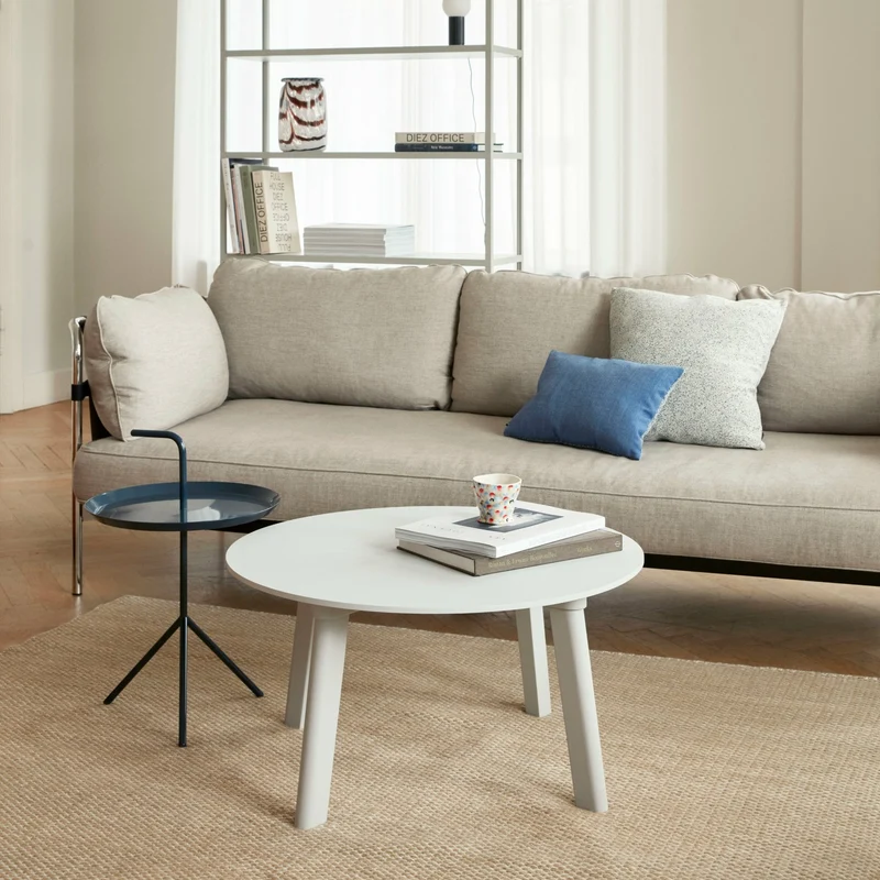 Table d'appoint en métal blanc DLM - HAY