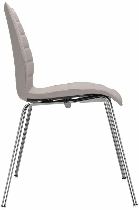 Chaise rembourrée écrue Maui Soft Trevira - Kartell