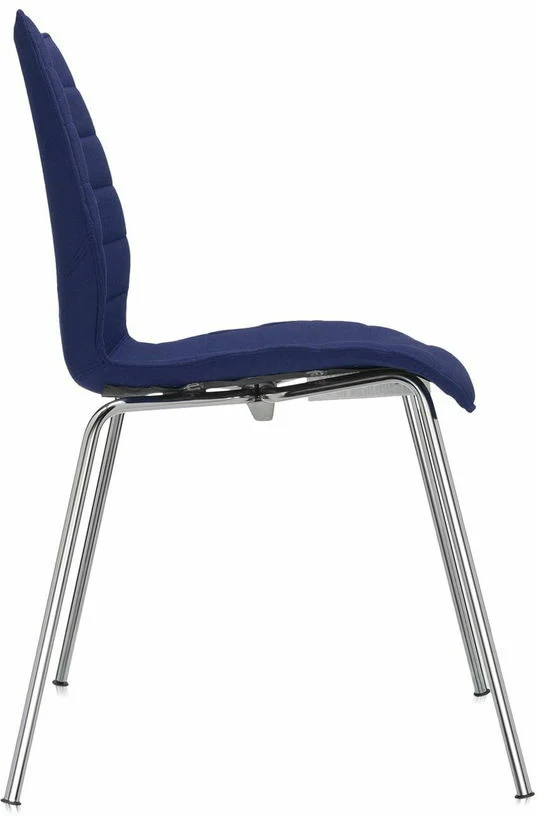Chaise rembourrée bleue Maui Soft - Kartell
