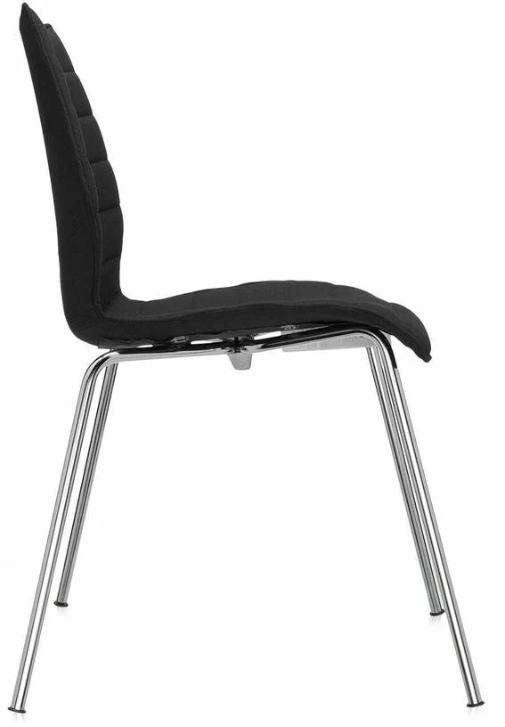 Chaise rembourrée noire Maui Soft - Kartell