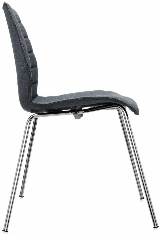 Chaise rembourrée gris foncé Maui Soft - Kartell
