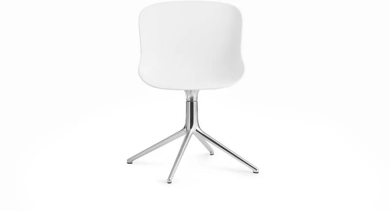 Chaise de bureau pivotante blanche Swivel Norman Copenhagen blanc - Normann Copenhagen