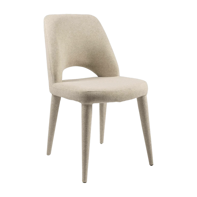 Chaise en tissu beige Holy - Pols Potten