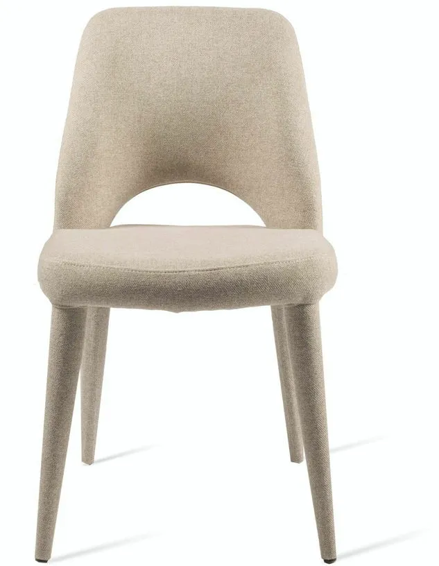 Chaise en tissu beige Holy - Pols Potten