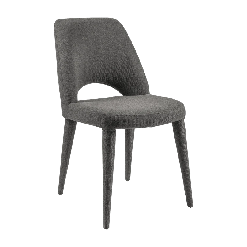 Chaise en tissu gris Holy - Pols Potten