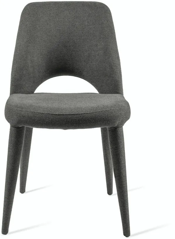 Chaise en tissu gris Holy - Pols Potten