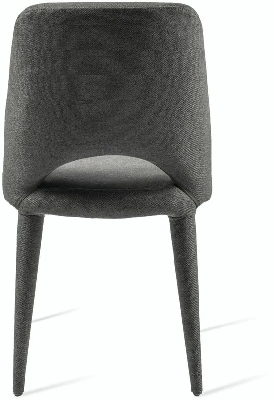 Chaise en tissu gris Holy - Pols Potten