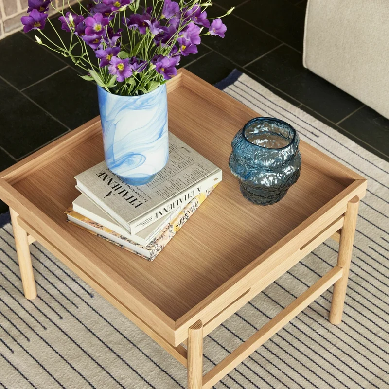 Table basse en chêne Cube - Hübsch