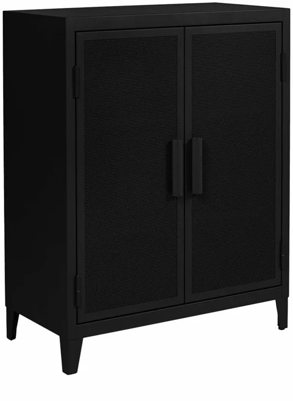 Vestiaire en acier perforé B2 bas Noir mat - Tolix
