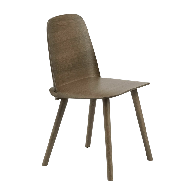 Chaise en chêne foncé Nerd - Muuto