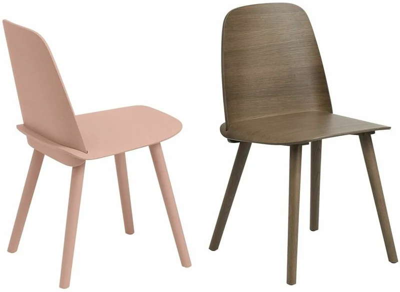 Chaise en chêne foncé Nerd - Muuto