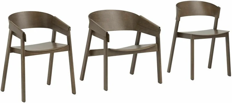 Fauteuil en chêne foncé Cover - Muuto