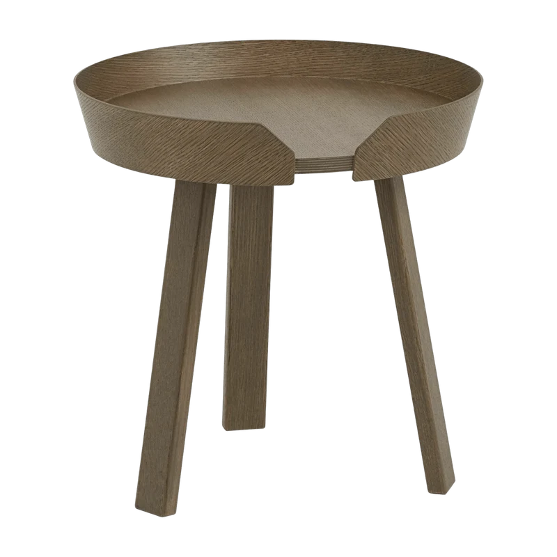 Table d'appoint marron foncé 45 cm Around - Muuto
