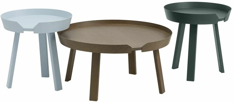 Table basse marron foncé 72 cm Around - Muuto