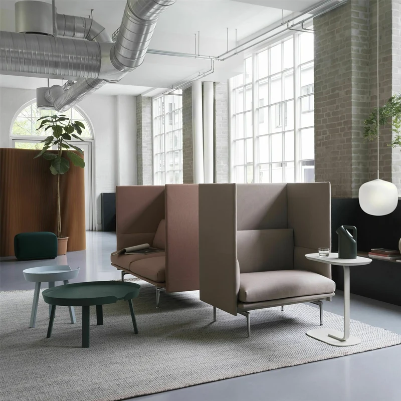 Table basse marron foncé 72 cm Around - Muuto
