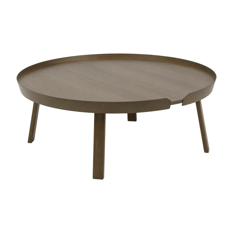 Table basse marron foncé 95 cm Around - Muuto