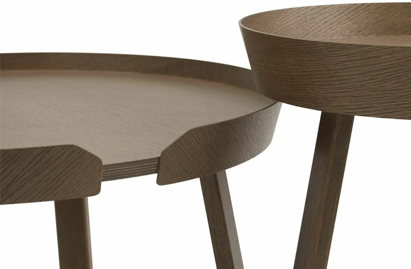 Table basse marron foncé 95 cm Around - Muuto