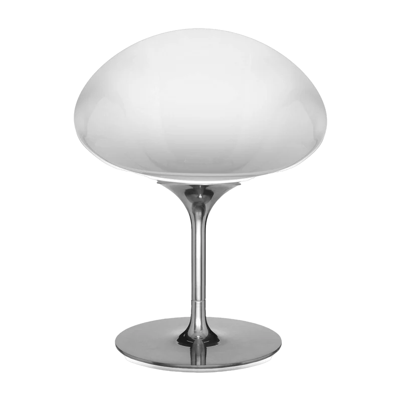 Fauteuil blanc et argenté EroS - Kartell