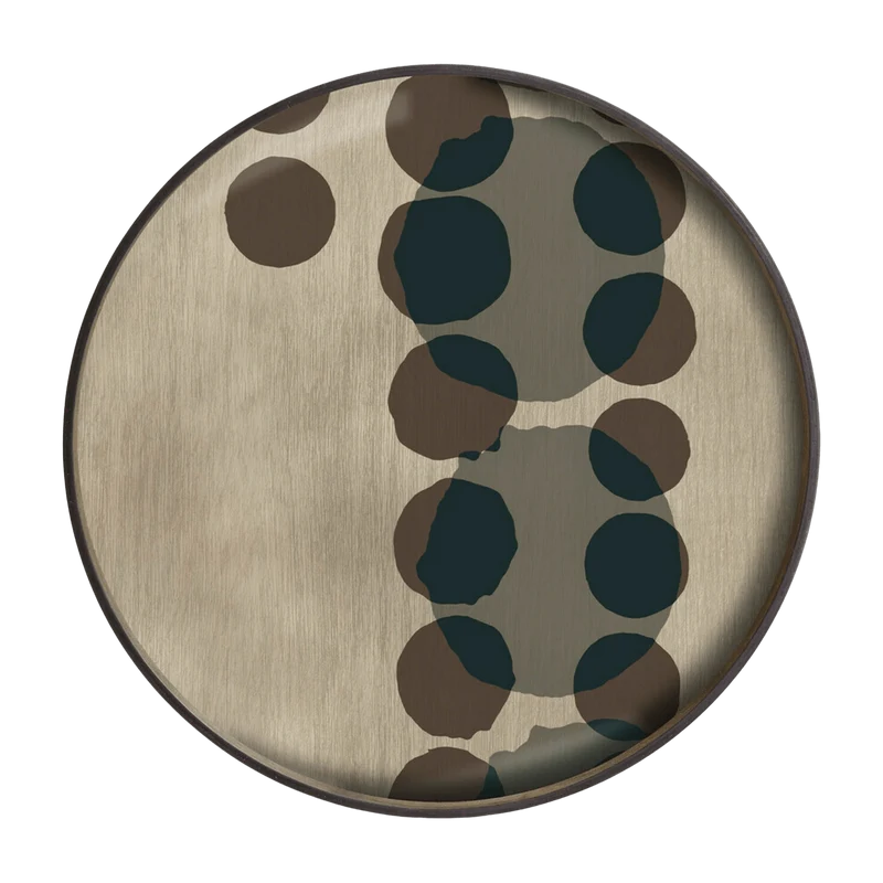 Plateau en verre Layered Dots - Ethnicraft Accessories