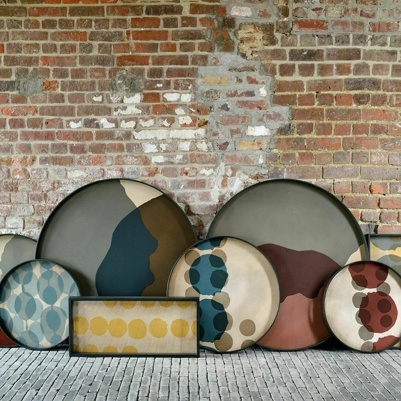 Plateau en verre Layered Dots - Ethnicraft Accessories