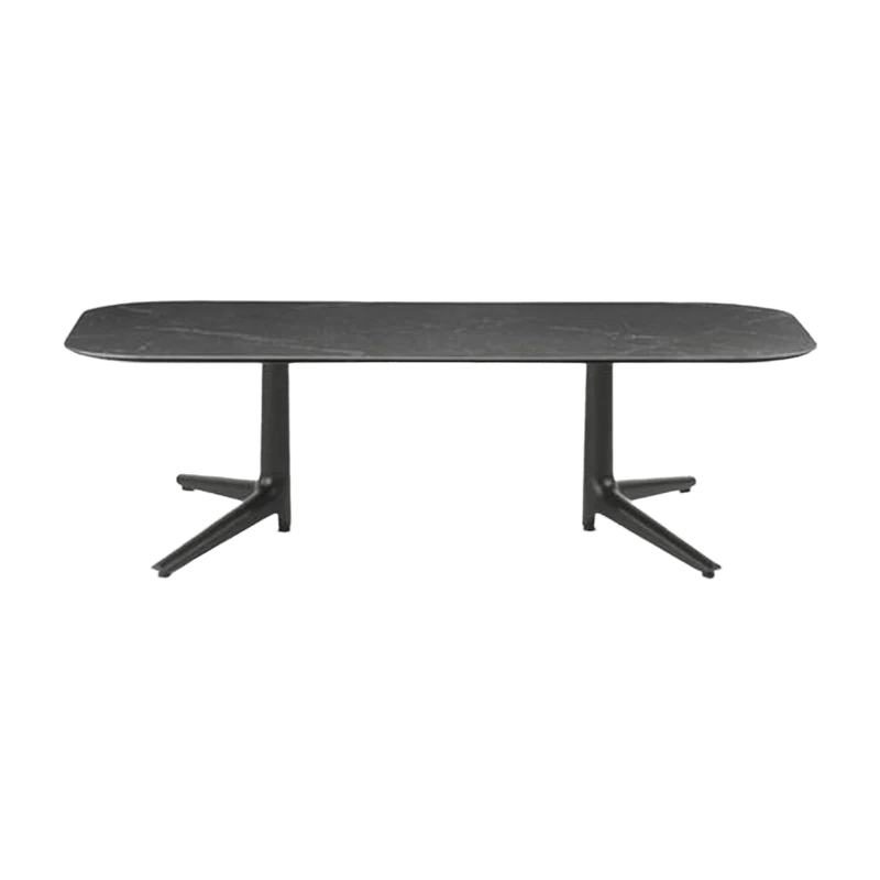 Table basse effet marbre noir 180x90 Multiplo - Kartell