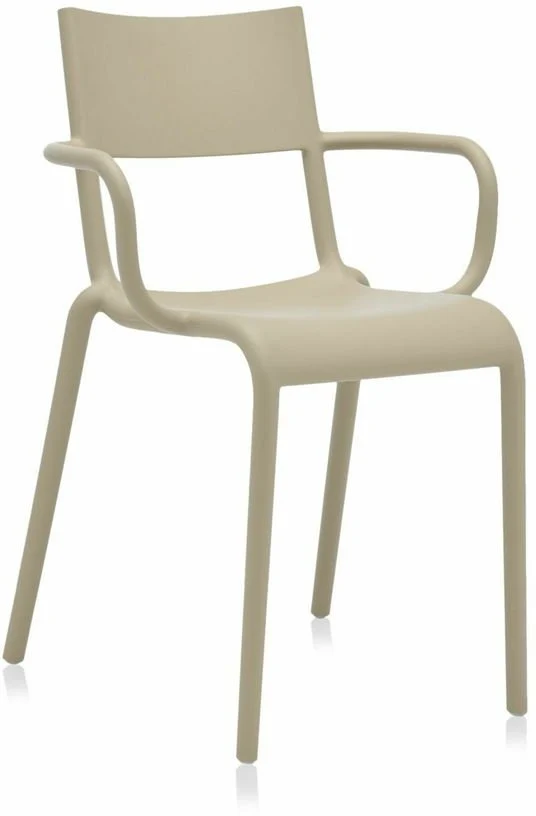 Chaise beige Generic A - Kartell