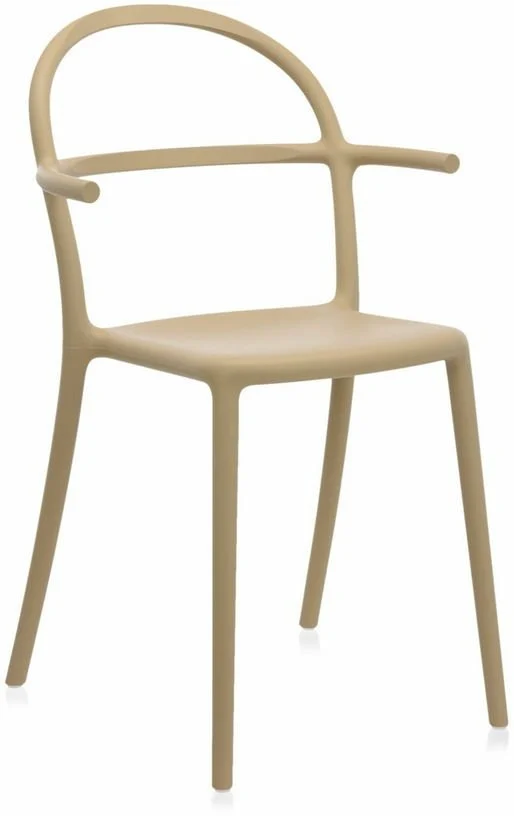 Chaise design beige Generic C - Kartell