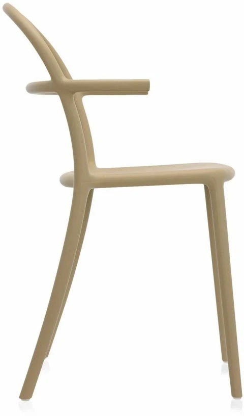 Chaise design beige Generic C - Kartell