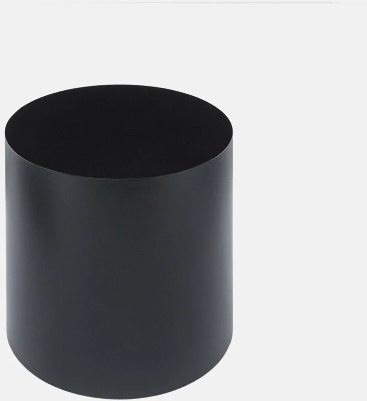 Table d'appoint à roulettes en acier noir 40 cm Hide Side - Hem