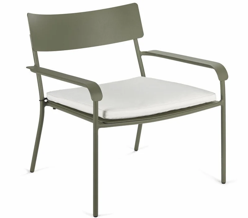 Coussin d'assise blanc pour fauteuil Lounge August - Serax