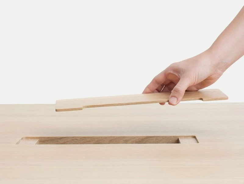 Table de conférence en chêne 300 cm Alle - Hem