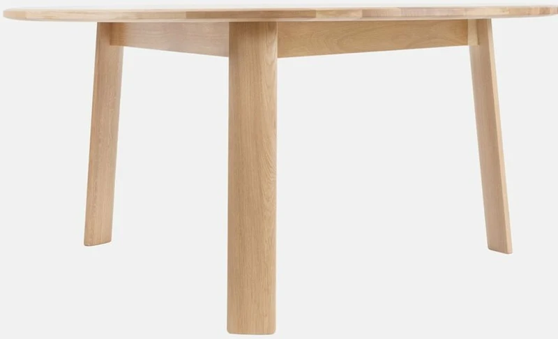 Table à manger ronde en chêne naturel Alle - Hem